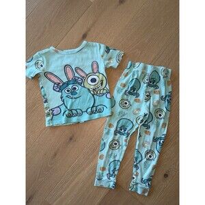 Disney Pixar Monsters Inc Toddler Easter Bunnies Pajama Set 5t